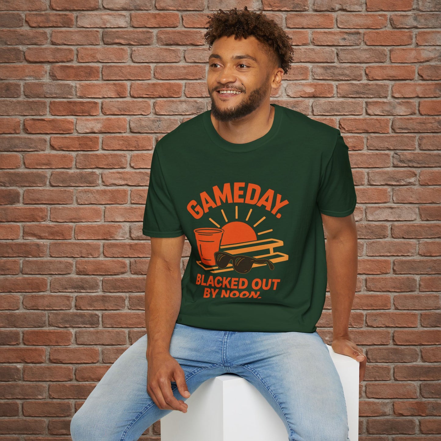 Blacked Out by Noon Tee
