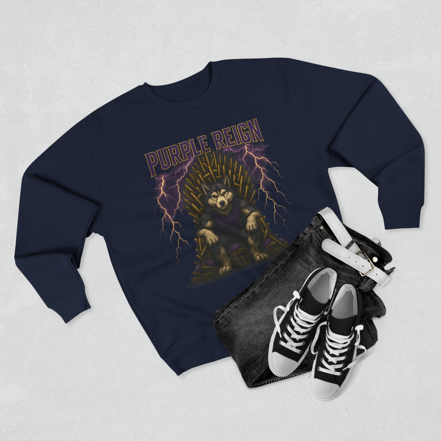Purple Reign Crewneck