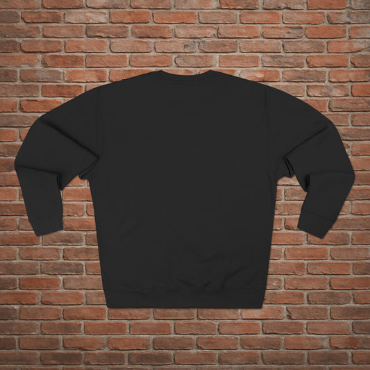 Black Wisconsin Sports Crewneck Sweatshirt, Game Day Apparel, College Sweatshirt, Unisex Sportswear, Wisconsin Fan Gear