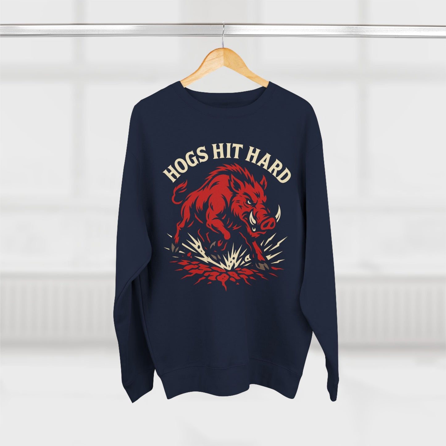 Hogs Hit Hard Crewneck