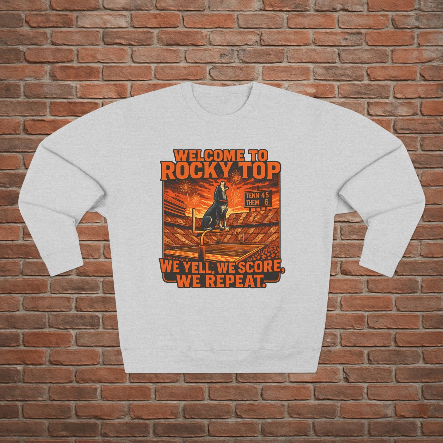 Tennessee Volunteers 'Welcome to Rocky Top Sweatshirt' - UT Game Day Crewneck - College Football Gift - S to XL - 3 Colors