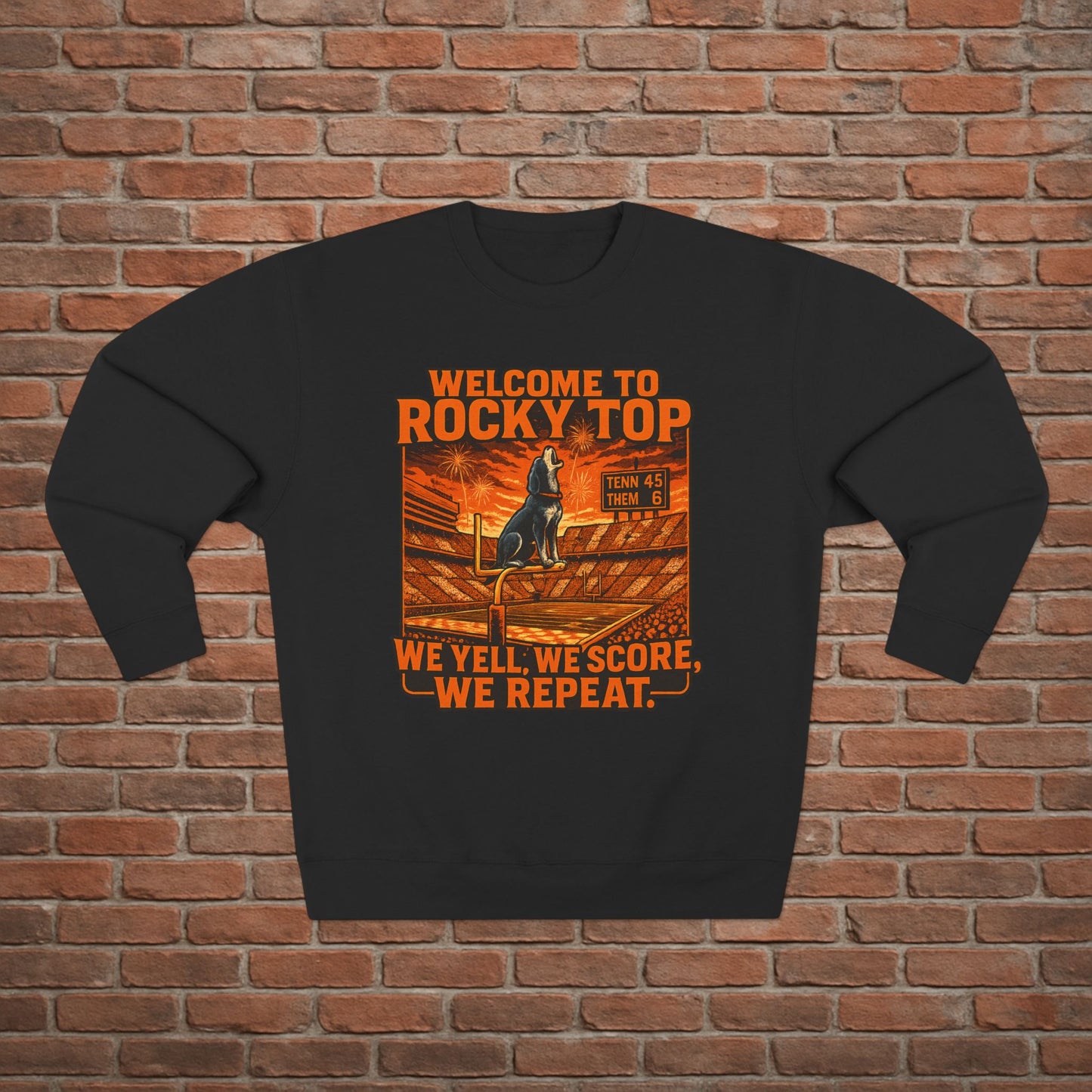 Tennessee Volunteers 'Welcome to Rocky Top Sweatshirt' - UT Game Day Crewneck - College Football Gift - S to XL - 3 Colors