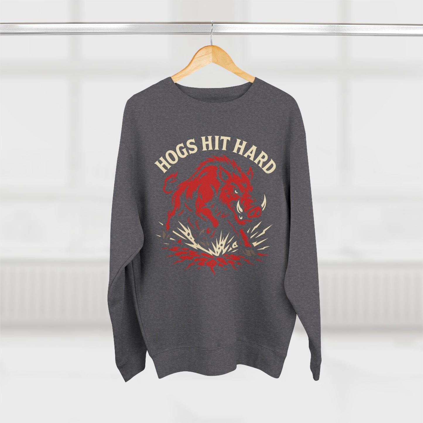 Hogs Hit Hard Crewneck