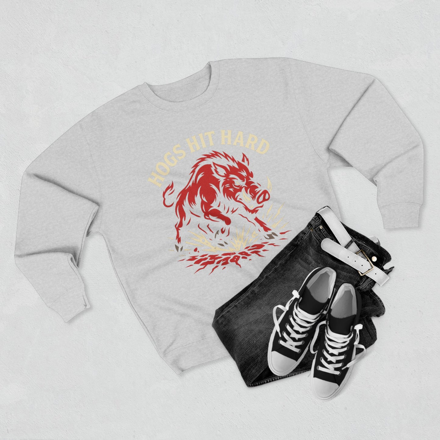Hogs Hit Hard Crewneck