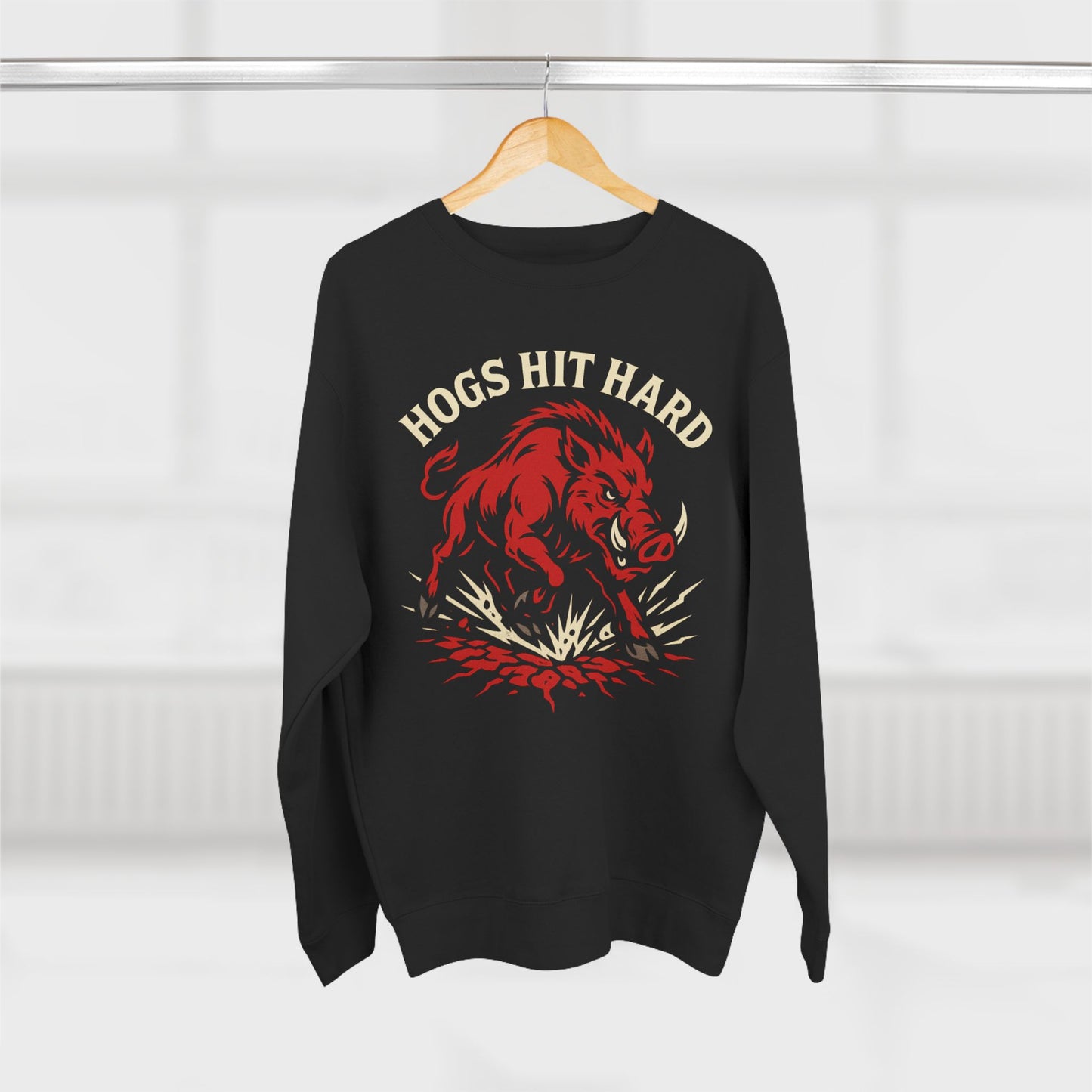 Hogs Hit Hard Crewneck