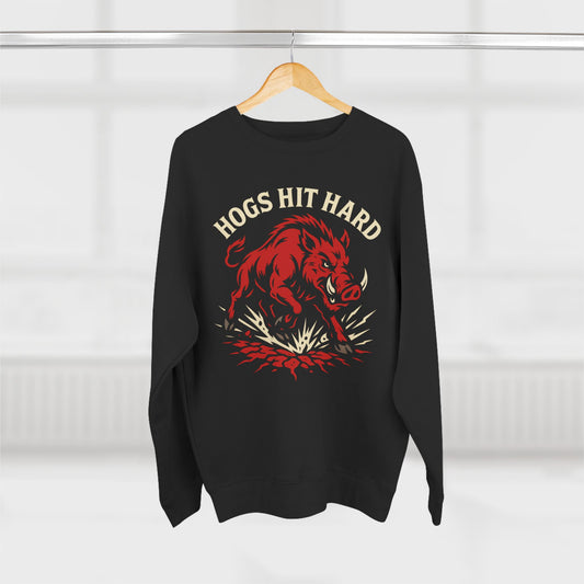 Hogs Hit Hard Crewneck