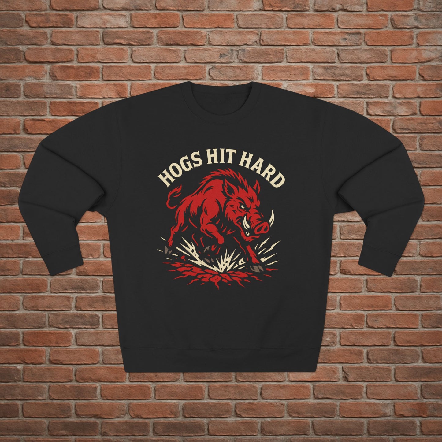 Hogs Hit Hard Crewneck