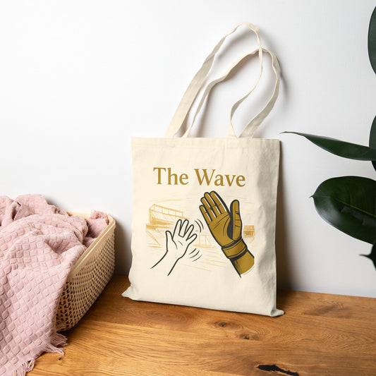 Iowa The Wave Tote Bag – Hawkeyes Game Day Canvas Tote – College Football Gift