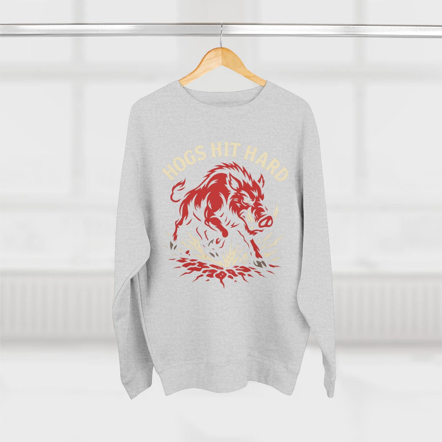 Hogs Hit Hard Crewneck