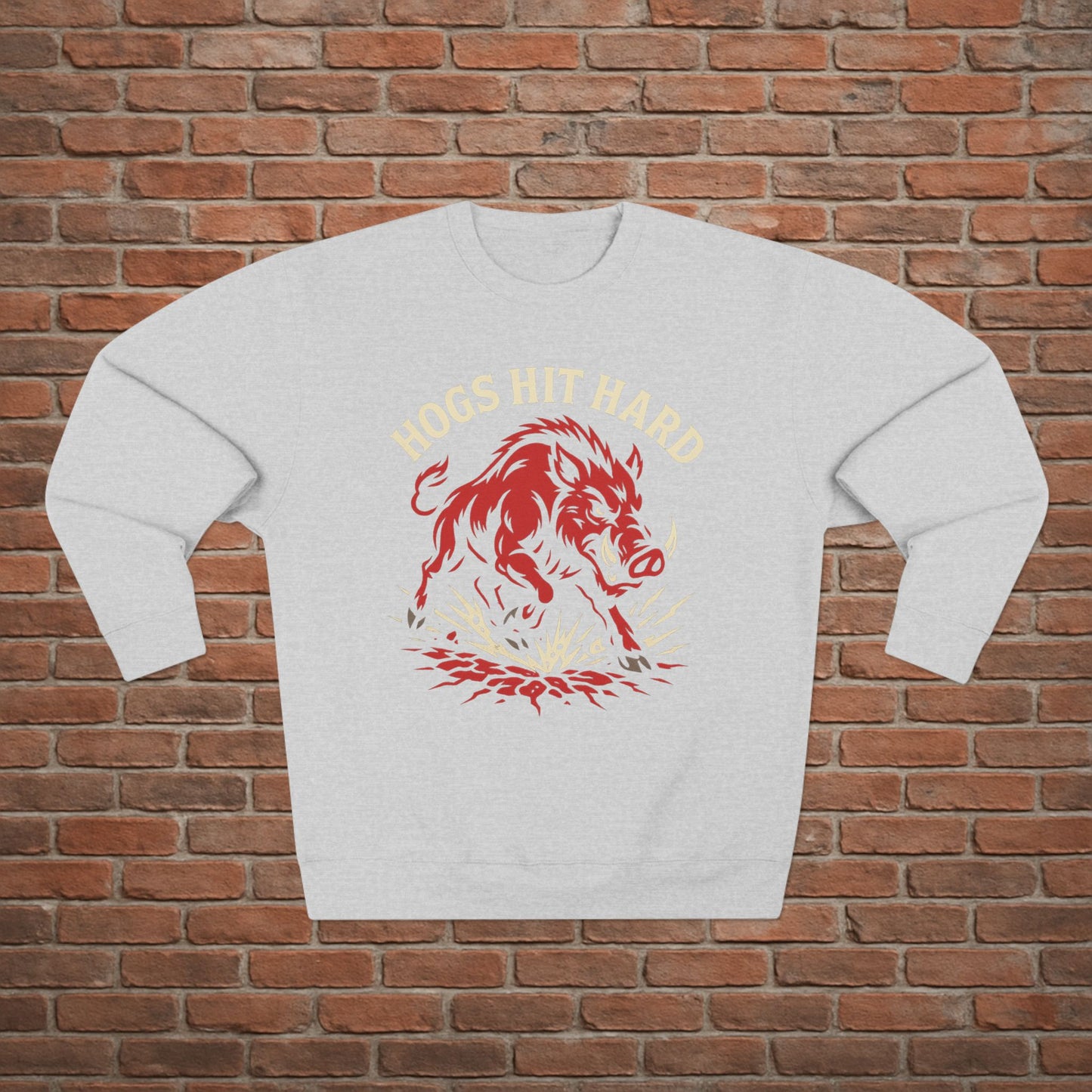 Hogs Hit Hard Crewneck