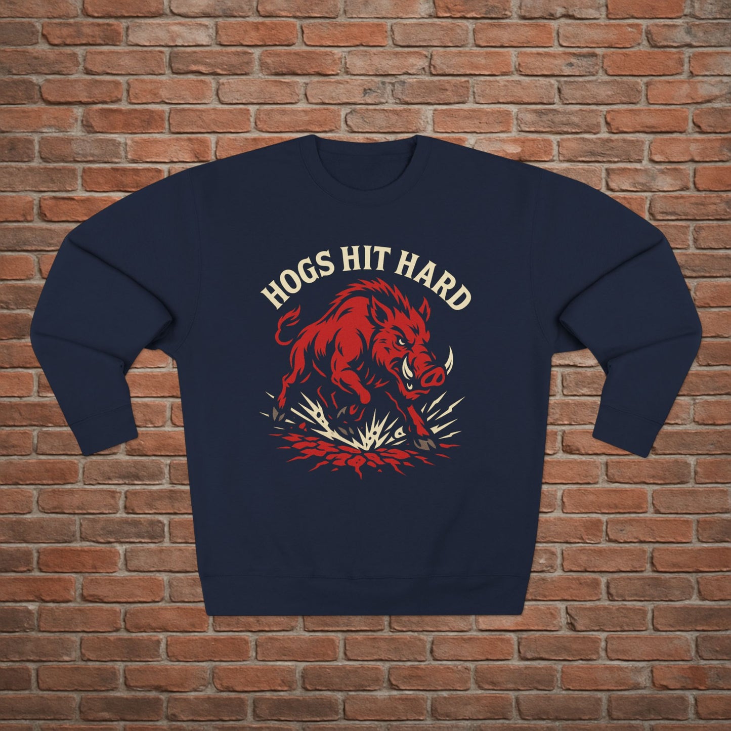 Hogs Hit Hard Crewneck